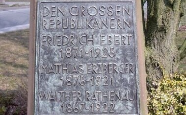 Denkmal für Ebert, Erzberger und Rathenau