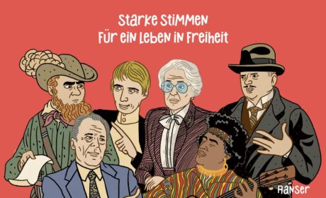 „100 Köpfe der Demokratie“ – einzigartig illustriert