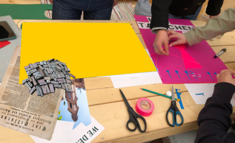 Design. Declare. Democratize. Ein Plakatworkshop